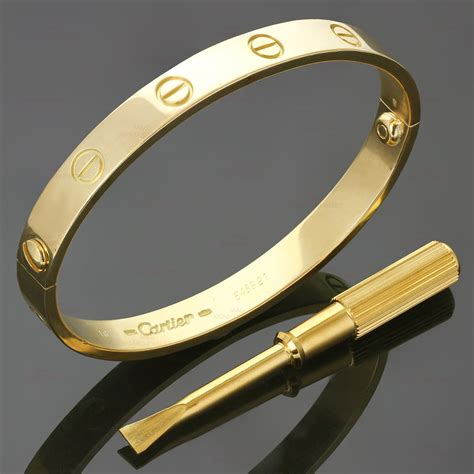 cartier love bracelet with screwdriver